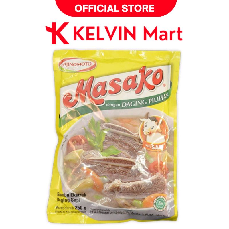 

Masako Ajinomoto Penyedap Rasa Sapi Pck 250g | KELVIN Mart