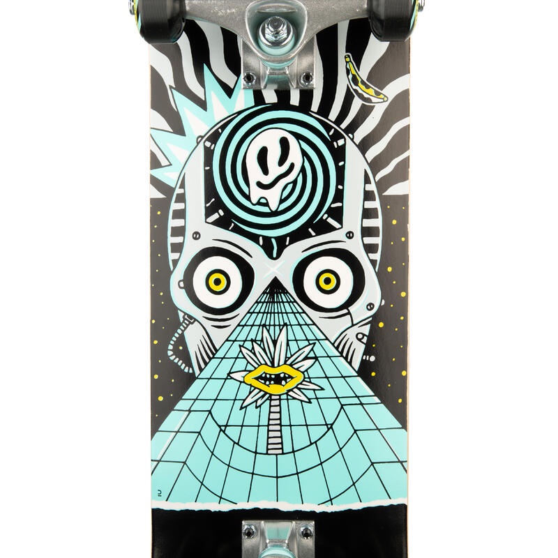 OXELO Skateboard Anak 7-12 Tahun Fullset 7,5&quot; CP100 Mid