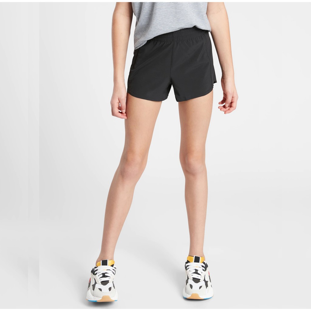 Celana Pendek Anak Anak Athleta Girl Heart the Hustle 2.5 Short Black