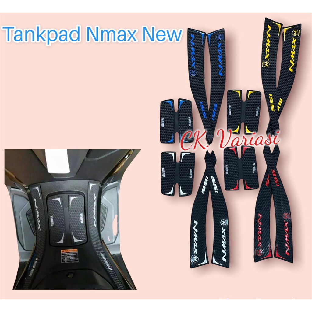 TANKPAD STICKER KARET NMAX 2020 2021 2022 TANKPAD NMAX NEW DECKPAD NMAX NEW SET 3D PNP