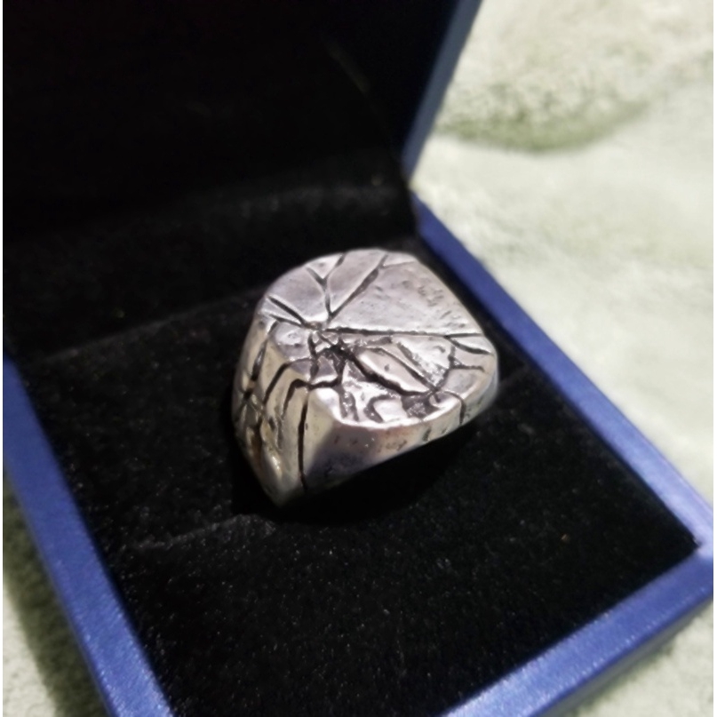 Cincin Gaya Punk Vintage Motif Pohon untuk Pria, Ukuran 7-14