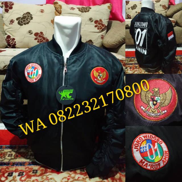 Jaket Jokowi Debat Presiden Full Bordir / Jaket TKN Koalisi Jokowi