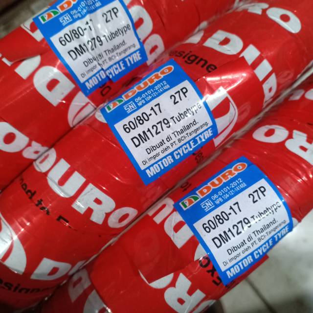 Ban luar duro ring 17 ukuran 60-80 ban duro ring 17 ukuran 60/80-17