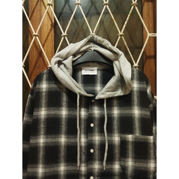 kemeja flannel hoodie second original XL kemeja casual pria murah terbaik