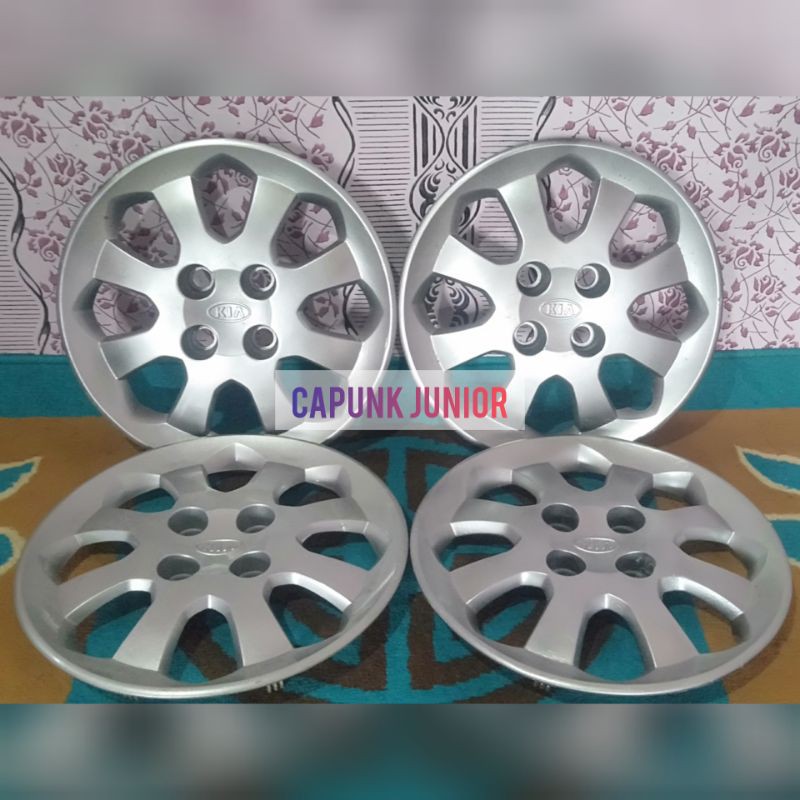 Wildop / Wheel Cover / Tutup Velg Ring 14 R14 KIA Original COD NEW