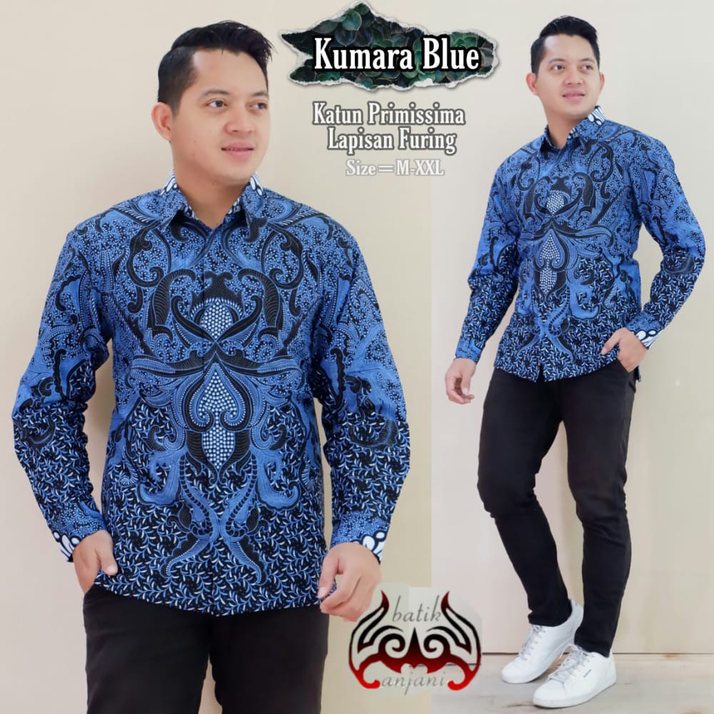 KUMARA BLUE ANJANI KEMEJA BATIK SOLO PRIA LENGAN PANJANG LAPIS FURING ATASAN BATIK PREMIUM MODERN KATUN HALUS ARDHANA HITAM ARDHANA NAVY KOKO ARDHANA CREAM KOKO ARDHANA HITAM KOKO ARDHANA PLATINIUM KOKO ARDHANA NAVY BRAMALYA SKANDIA GURDHO PARI PAMUNGKAS