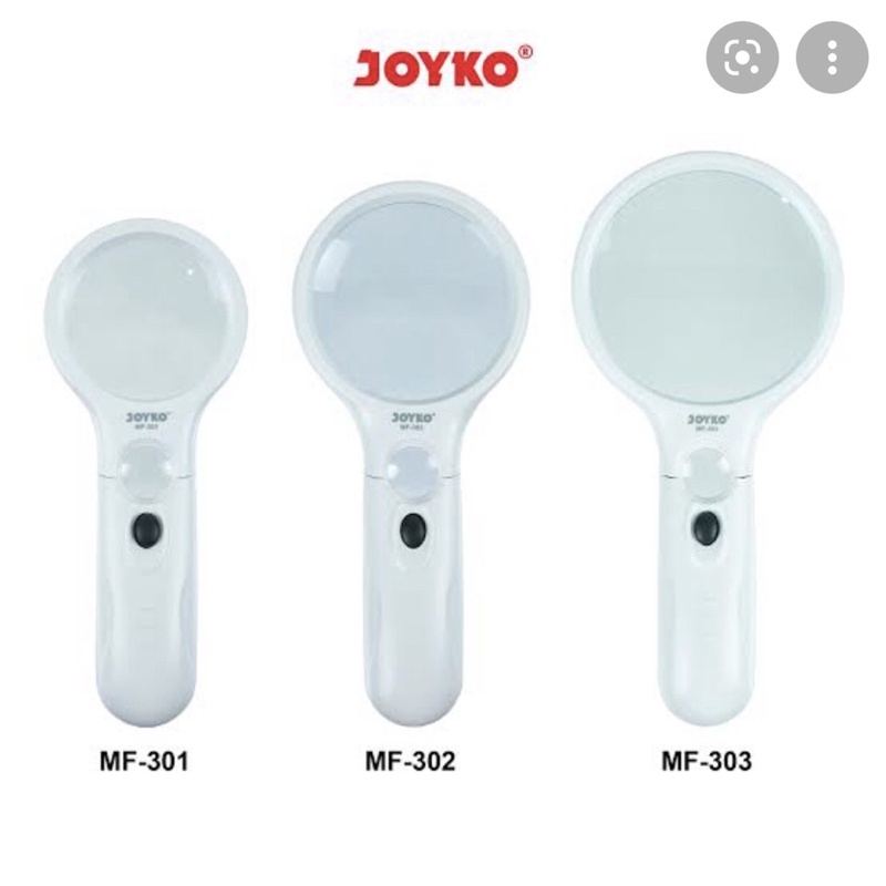 

Kaca Pembesar/Joyko Magnifier With LED Light
