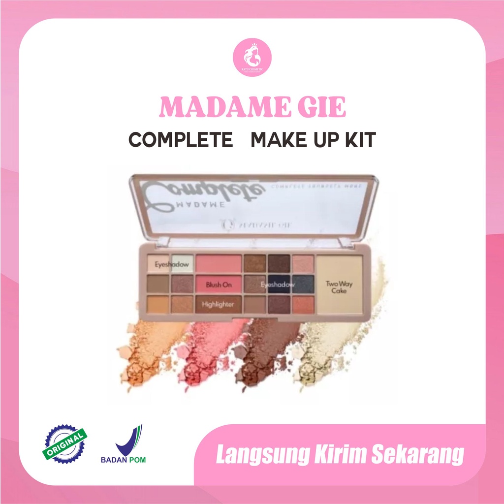 MADAME GIE MADAME COMPLETE - MAKE UP KIT - MAKE UP FACE PALETTE