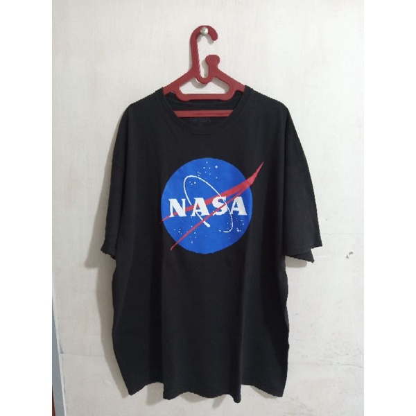 Tshirt Oversize NASA Big Logo Second/Bekas Pakai