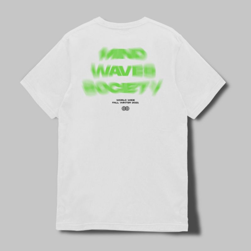 FAILOFFICIAL T-SHIRT - MIND WAVES 01 WHITE