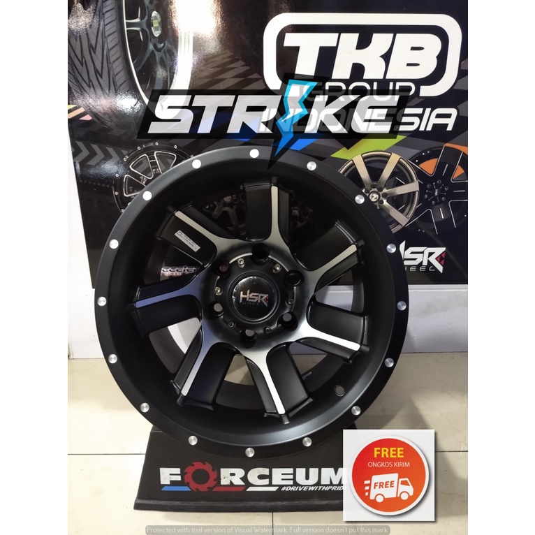 Velg Mobil Offroad HADJI 10136 HSR R15 - Panther, Strada