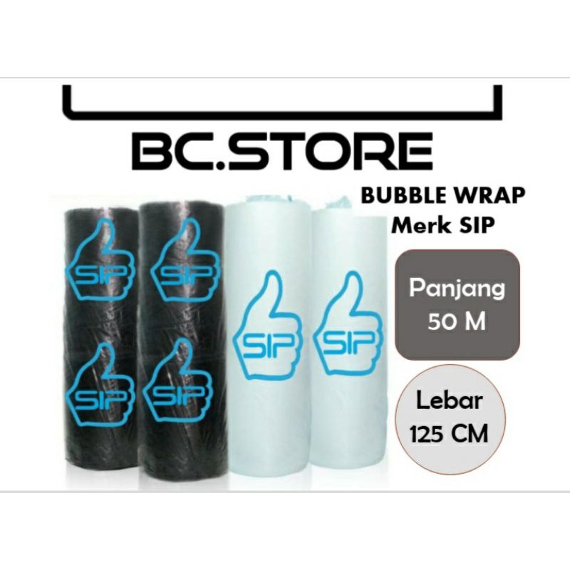 

BUBBLE WRAP ECO MERK SIP 2,1 KG 125 CM X 50 METER KUALITAS TERBAIK MURAH
