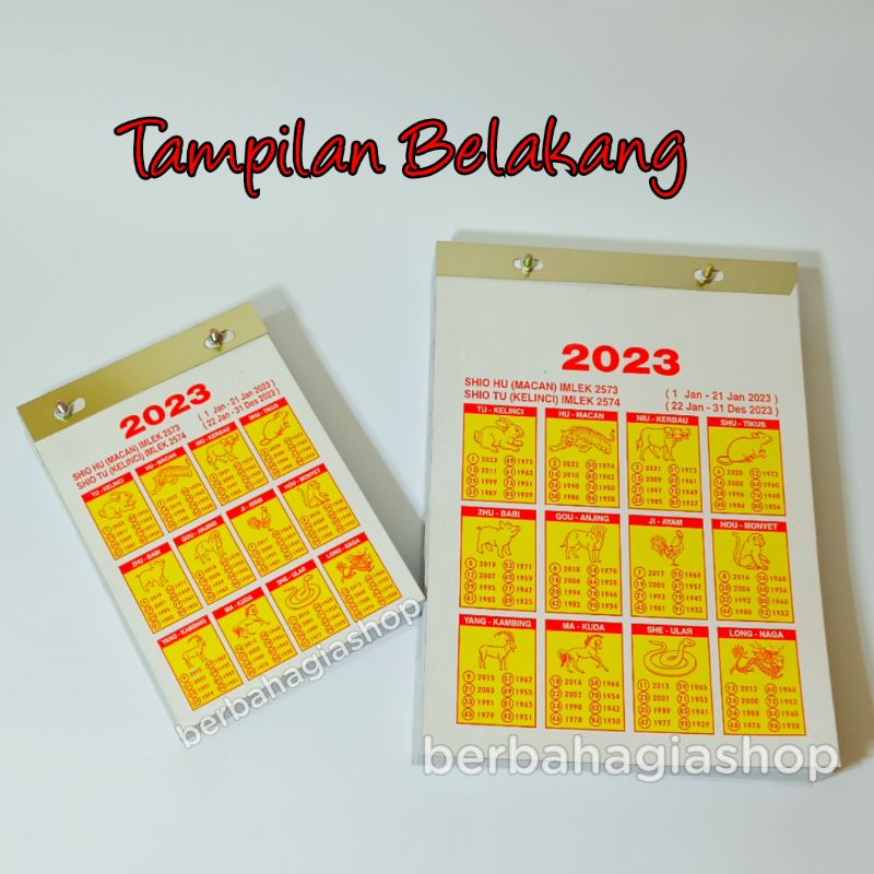 Kalender Chinese Cina Harian Sobek Tahun Baru 2024 Shio Naga Kayu Ukuran Jumbo Besar Lokal Indonesia Terbaru / Calendar Tanggalan Robek China Mandarin Jawa Arab New Year Big Size