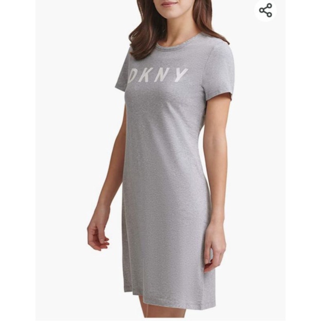 Dkny logo t-shirt dres