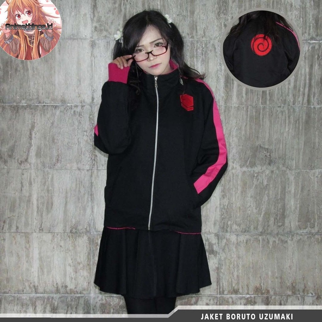 Jaket / Zipper Cosplay Anime Boruto Uzumaki