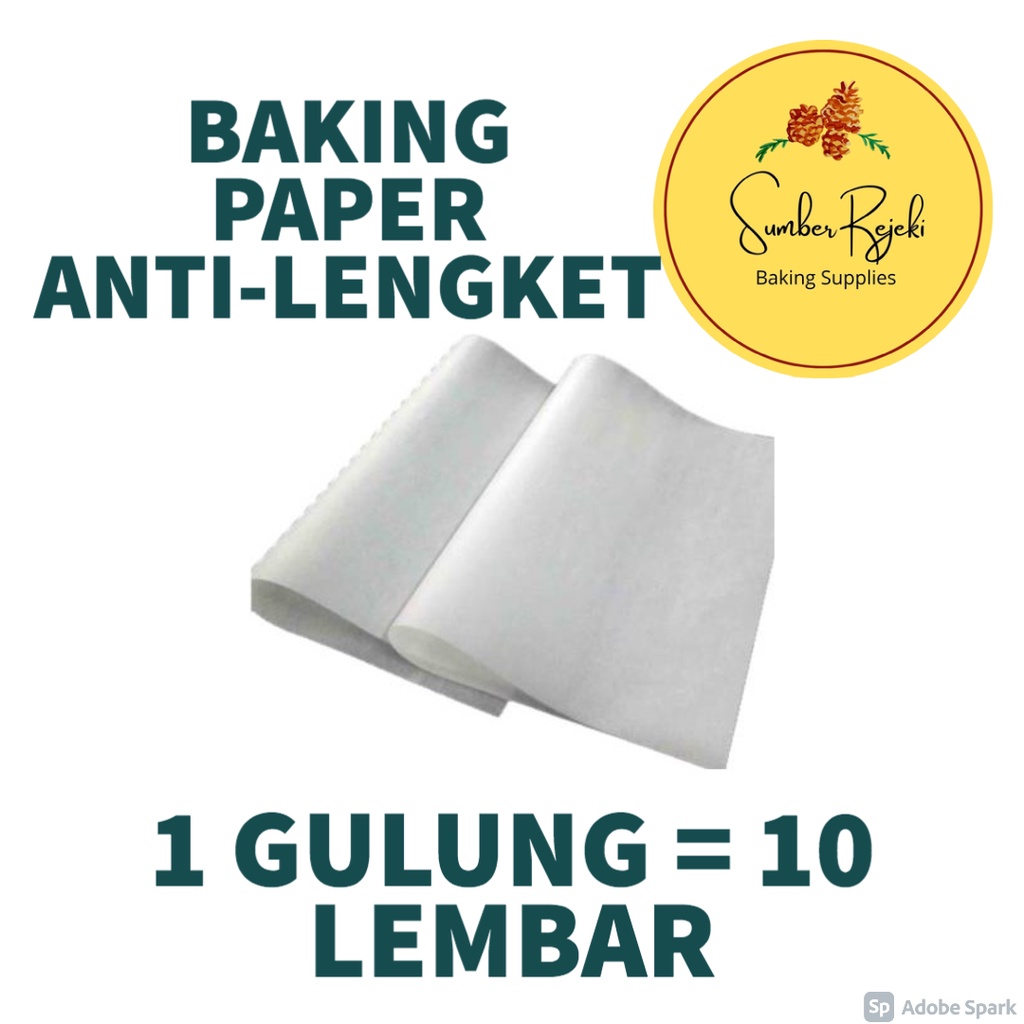Kertas Anti Lengket | Baking Paper 10 Lembar