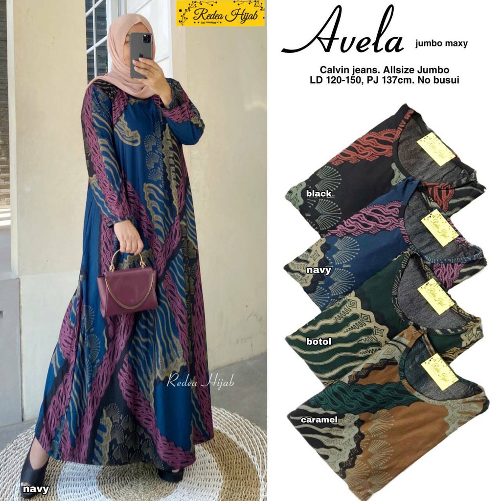 [COD] ALVELA JUMBO DRESS //DRES JUMBO// MAXY // MAXY JUMBO // GAMIS TERBATU // MAXY DRES