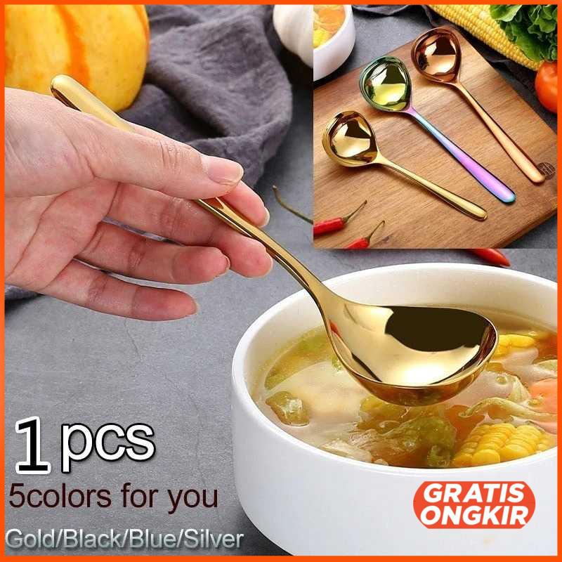 Sendok Makan Sup Soup Spoon Stainless Steel F82