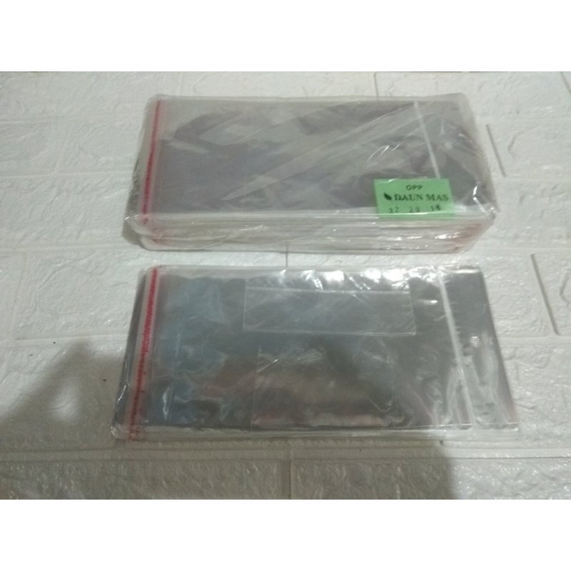 Plastik ada lubang gantungan buat isi masker 5pcs per pak isi 100pcs