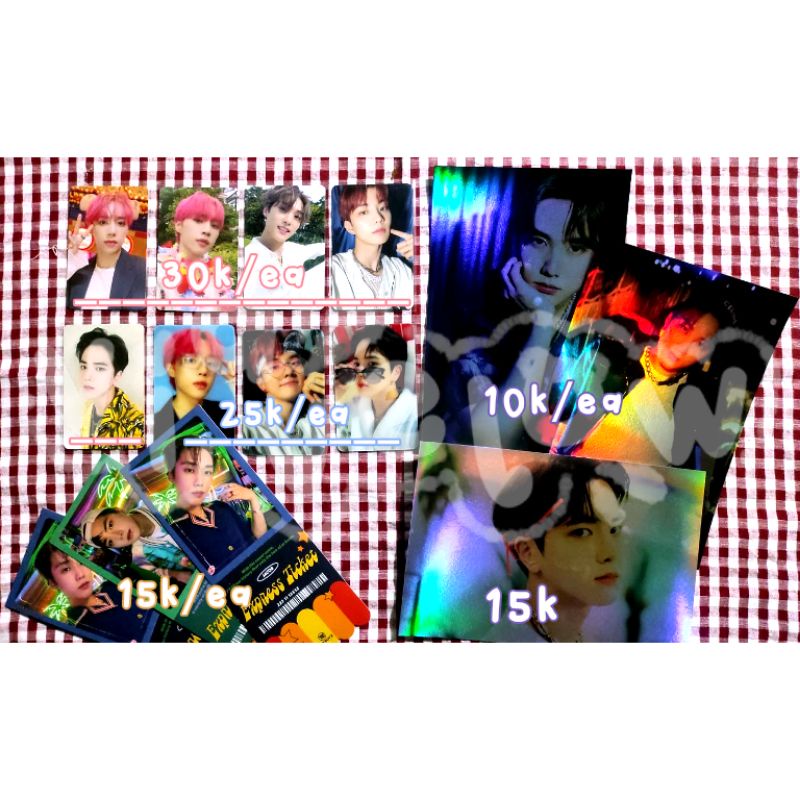 Photocard [ PC ] postcard & ticket The Boyz Thrill-ing Thrill Ride Sunwoo Jacob Changmin/Q Younghoon