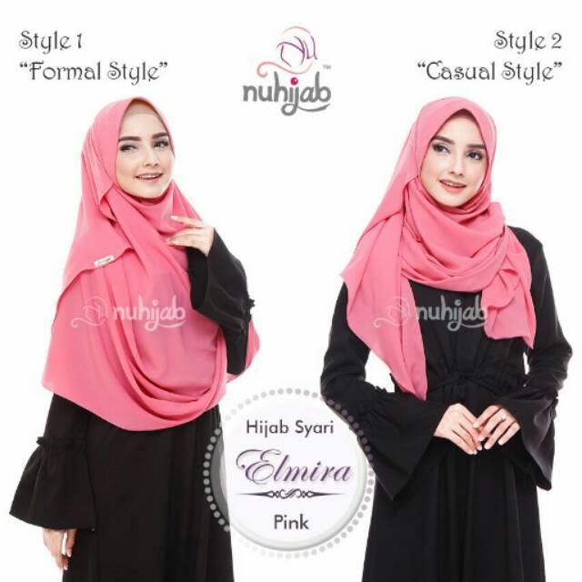 Hijab Instan / Shawl instan 2 style Nuhijab Elmira
