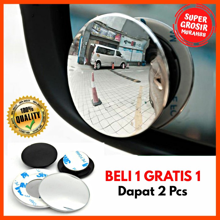 Kaca Spion Mobil Cembung Wide Angle Beli 1 Gratis 1 Dapat 2 Pcs