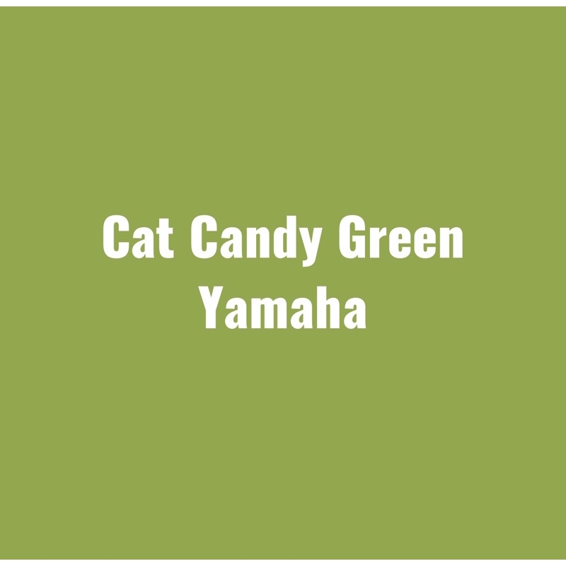 Cat candy green Yamaha (Harga sudah termasuk dengan cat Dasaran)