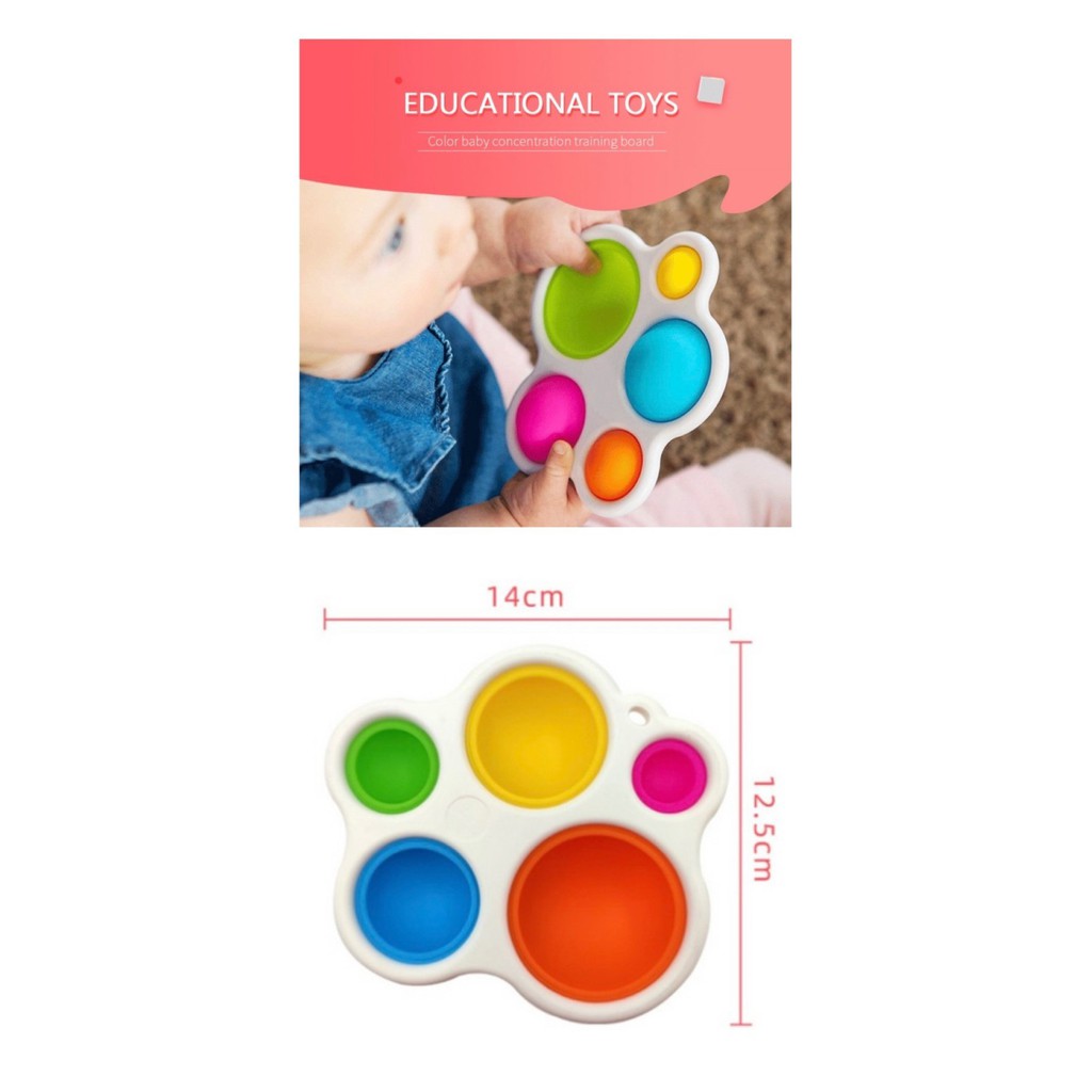 simple dimple fidget toy Sensory Mainan Anak simpl dimpl Toys Pop It-4