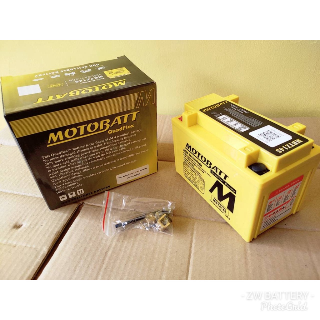 AKI MOTOR NINJA 250 FI, ER6N, Z800 MBTZ14S MOTOBATT 11.2AH