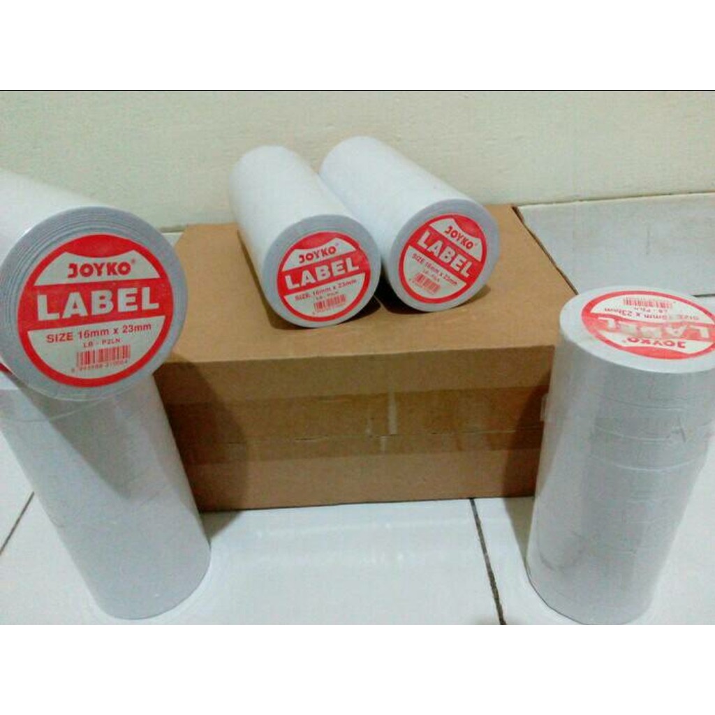 

Hsw- ISI LABEL TEMBAKAN HARGA 2 LINE UK 16mm x 23 mm JOYKO GROSIR