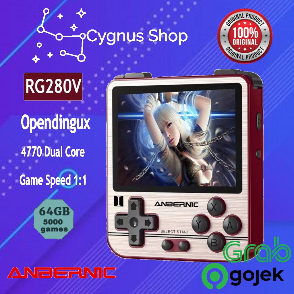 ANBERNIC RG280V Retro Video Game Console Handheld Portbale Mini