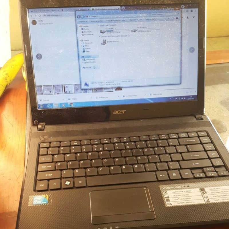 Laptop second merk Acer