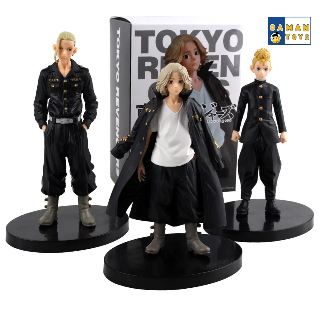 Tokyo Revengers Action Figure Anime Manjiro Sano Mikey, Ken Ryuguji, Takemichi Hanagaki