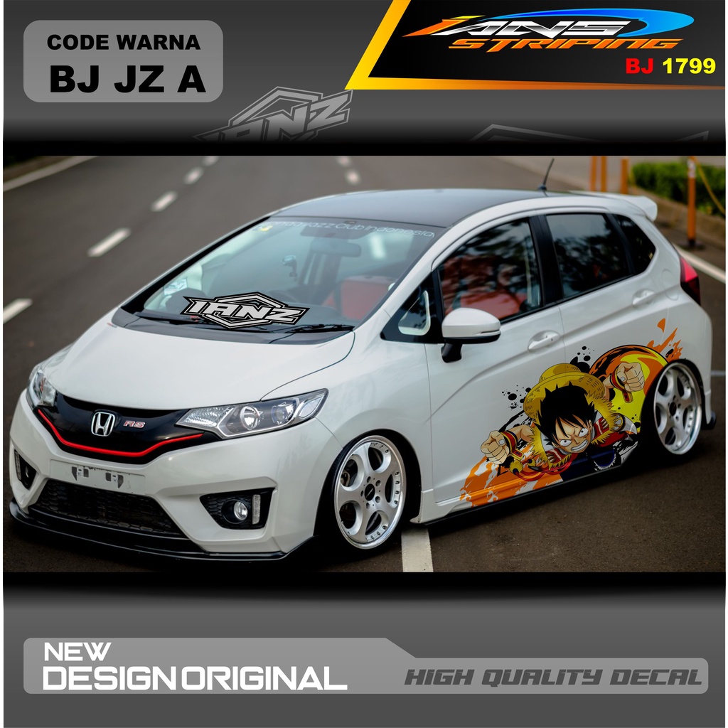 STICKER VARIASI MOBIL HONDA JAZZ MOBIL AGYA AYLA AVANZA DLL / STIKER VARIASI MOBIL / DECAL STIKER MOBIL