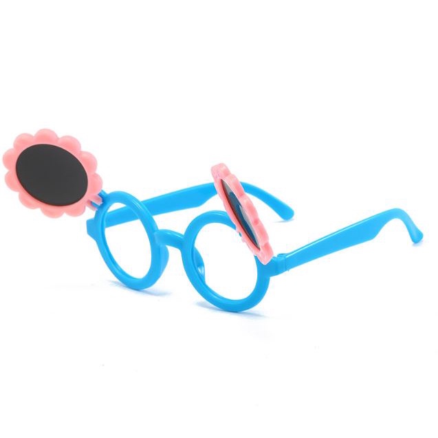 HC Kacamata Anak Fashion Kacamata Anak Motif Bunga Matahari Kacamata Hitam High Quality Kids Sunglasses Kaca Mata Murah Import-8