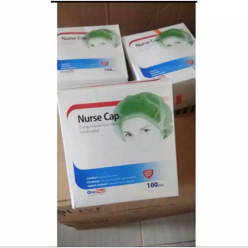 Nurse cup / Topi Perawat Onemed Original isi 100 pcs