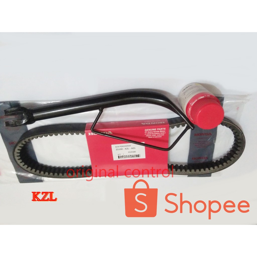 Vanbelt KZL Vbelt Kit Honda Beat FI Scoopy F1 Spacy F1 + Minyak Rem +standar samping