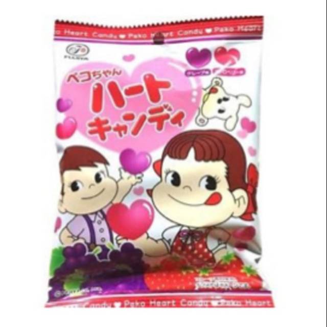 

Fujiya Japan Pekochan Heart Candy Permen Bentuk Hati Jepang
