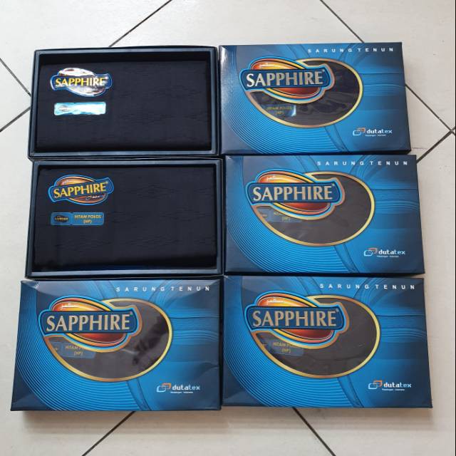 Sarung Hitam Polos Hitam Tumpal Duatex Sapphire Original Pakaian Muslim Pria Grosir Dan Ecer