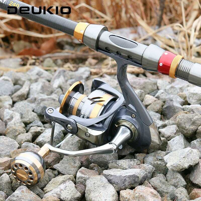 DEUKIO AR2000 Reel Pancing Spinning Fishing Reel 5.2:1 Gear Ratio