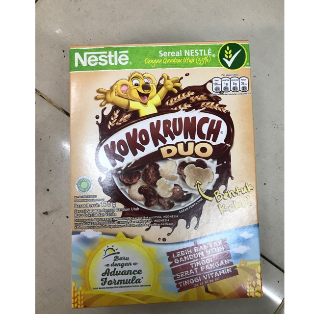 

Koko Krunch Duo Bentuk Koko 170gram
