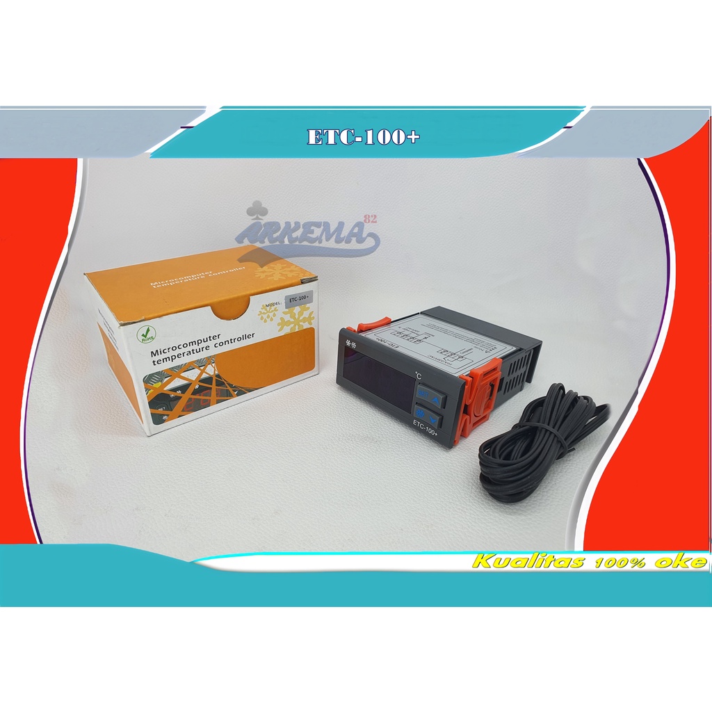 THERMOSTAT ETC-100+ | TEMPERATURE CONTROL DIGITGAL ETC100+ | PENGATUR SUHU COOL STORAGE ELITEC