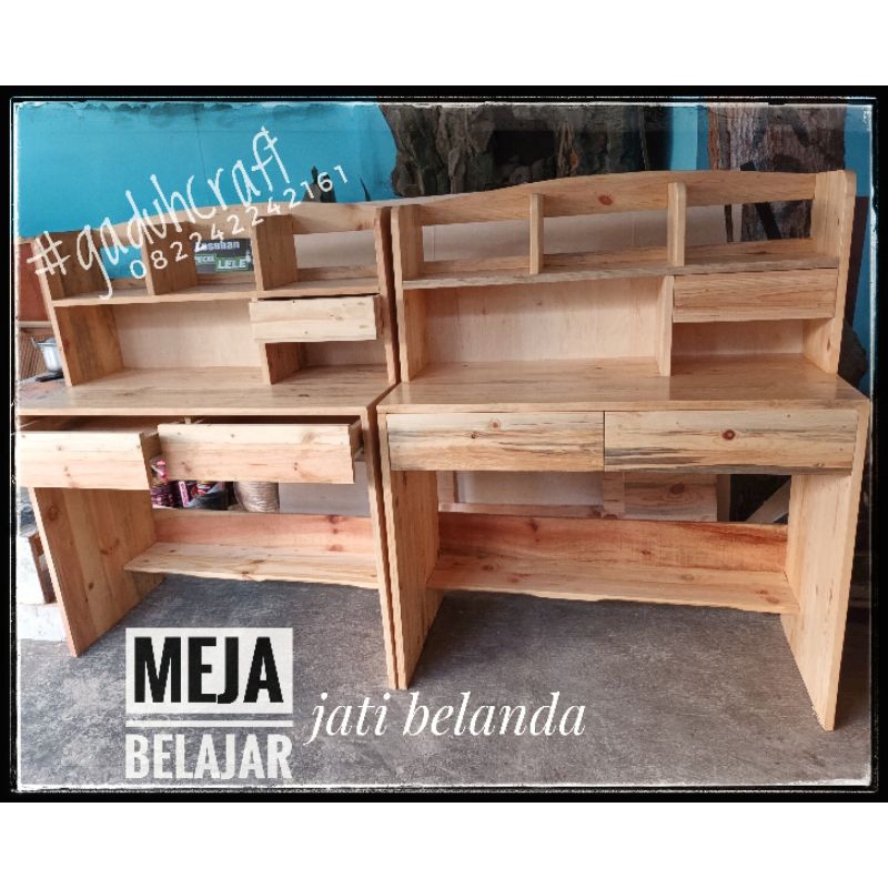 Meja Belajar Anak Kayu Jati belanda