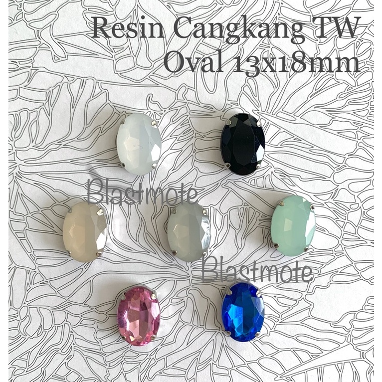 Payet Resin Cangkang TW Oval 13x18 BESAR