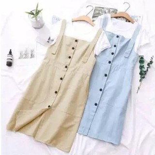 Best Deal Baju  Overall Wanita Dress Jumpsuit Rok  Kodok  