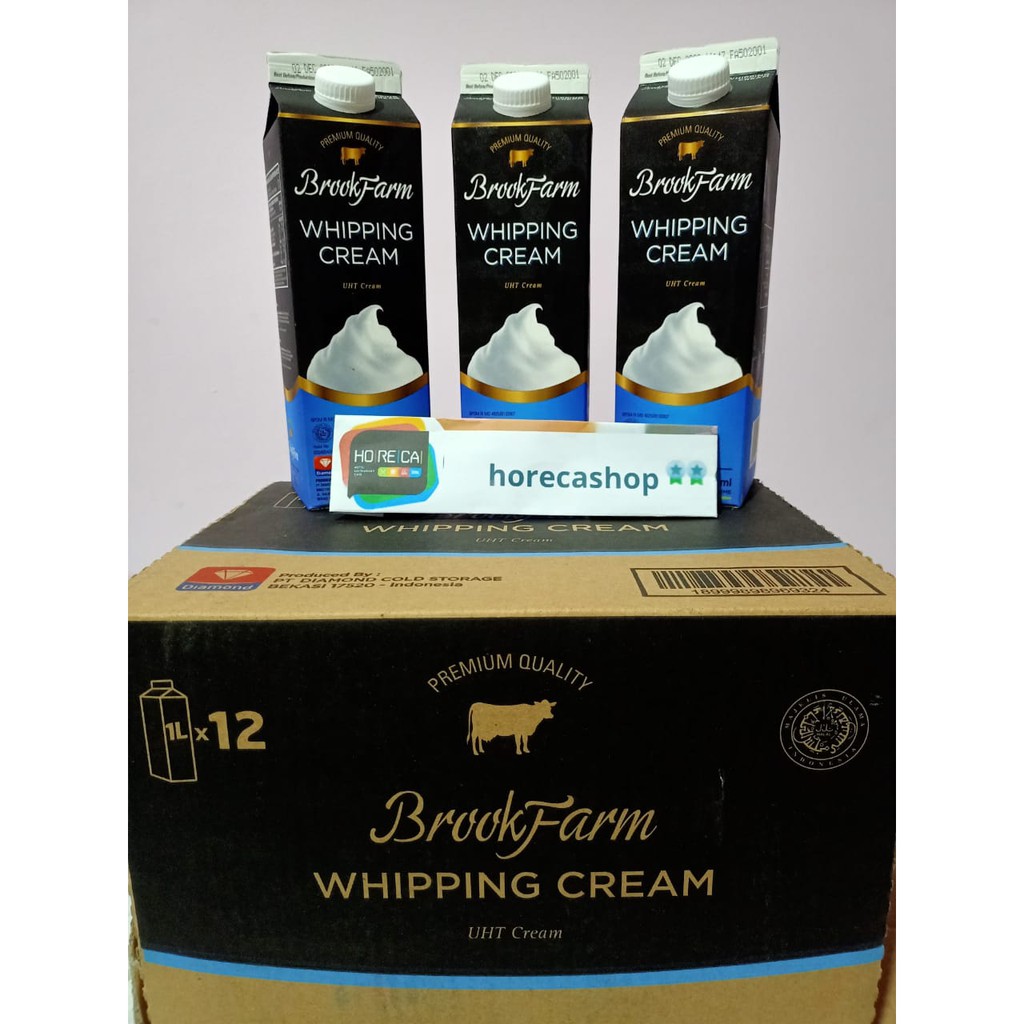 

Brookfarm Whipping Cream 1L (1000ml) X 12 L /CARTON