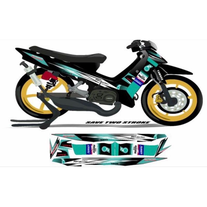 (COD) STIKER PETRONAS MALAYSIA FIZ R FIZR F1Z R F1ZR STIKER STICKER LIS LIST LIES BODY