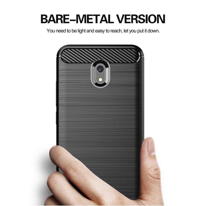 Silicon Case Xiaomi Redmi 8A Redmi 8A Pro Softcase iPAKY Carbon Casing Cover