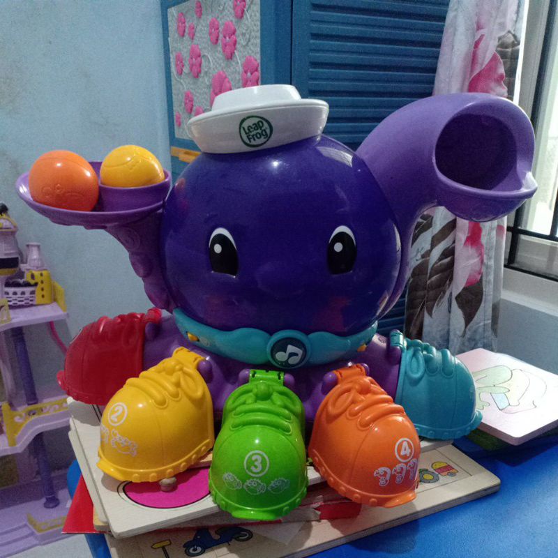 Preloved leap frog octopus ungu