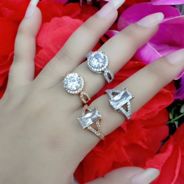 Xuping cincin Mata putih A-B